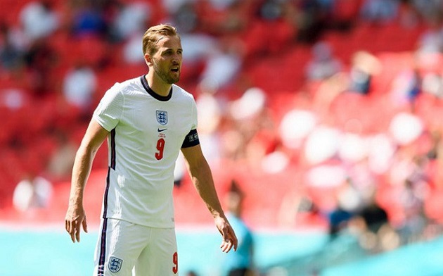 Kane bị vắt kiệt sức ở EURO 2020.