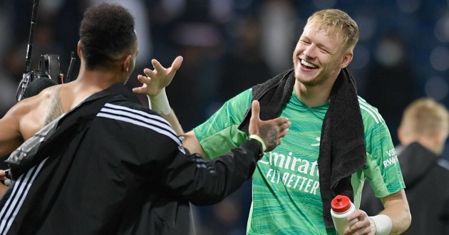 Với Ramsdale trong đội hình, Arsenal chưa hề nếm mùi thất bại.