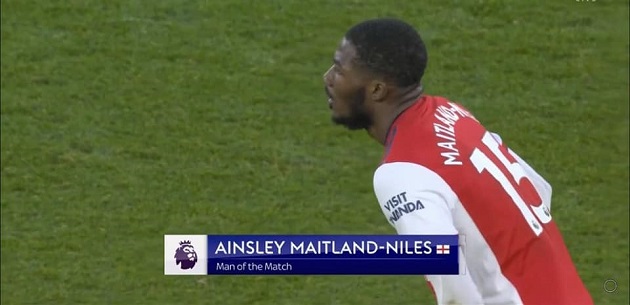 Maitland-Niles chơi tuyệt hay trước Watford.