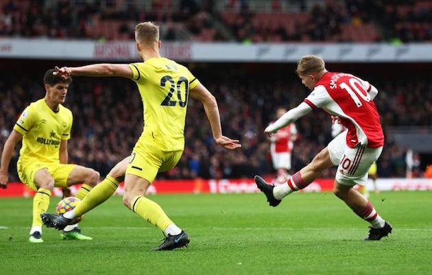 5 điểm nhấn Arsenal 2-1 Brentford: Hai xe đua thi nhau bắn phá; Lacazette than trời với trọng tài - Bóng Đá