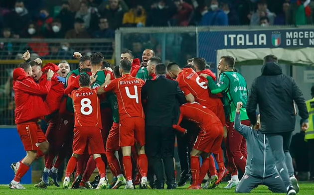 Loại Italia, Bắc Macedonia ăn mừng như thể vô địch World Cup - Bóng Đá