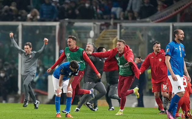 Loại Italia, Bắc Macedonia ăn mừng như thể vô địch World Cup - Bóng Đá