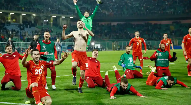 Loại Italia, Bắc Macedonia ăn mừng như thể vô địch World Cup - Bóng Đá