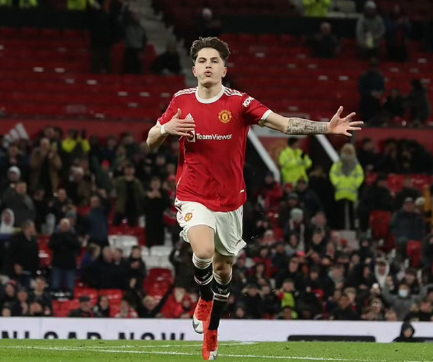 Manchester United prospect Alejandro Garnacho could make his first-team debut against Norwich at Old Trafford  - Bóng Đá
