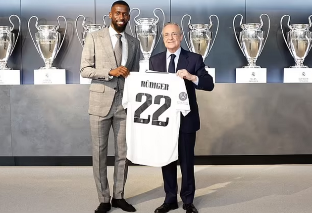 CHÍNH THỨC: Rudiger ra mắt Real Madrid - Bóng Đá