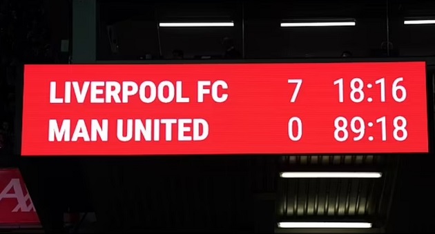  Liverpool should only have beaten Manchester United 3-1 at Anfield  - Bóng Đá