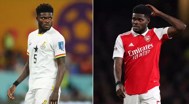 Arsenal physio 'spotted' with Partey on international duty just weeks after muscular injury - Bóng Đá