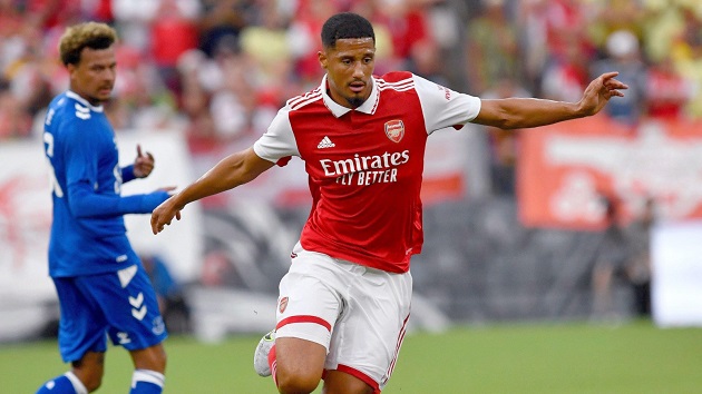 Arsenal defender William Saliba not likely to face West Ham this weekend - Bóng Đá