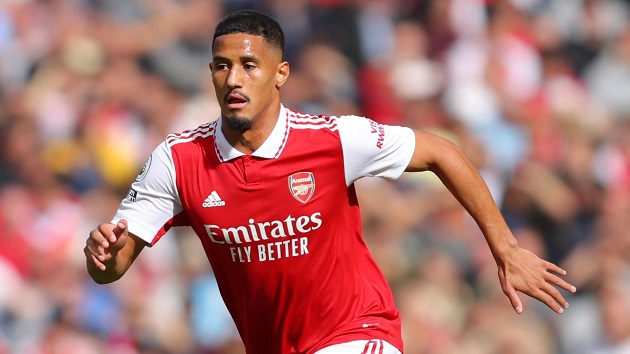 Arsenal fans fear William Saliba’s season could be over as defender has ‘serious structural damage in his back’ - Bóng Đá