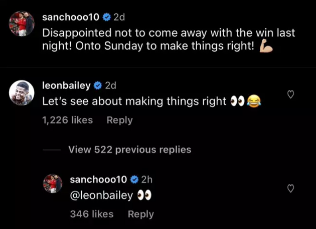 Jadon Sancho sends cheeky response to Aston Villa star after Man Utd win - Bóng Đá