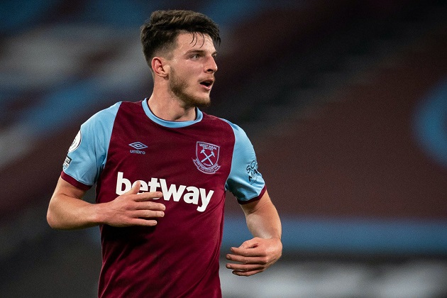 Rice đang đếm ngày rời West Ham.