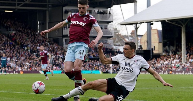 Declan Rice ở đâu khi đặt cạnh Rodri? - Bóng Đá