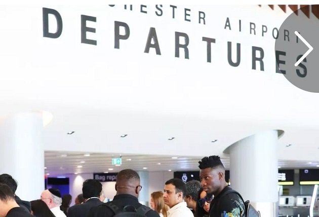 Andre Onana spotted at Manchester Airport ready to join United squad for pre-season tour - Bóng Đá
