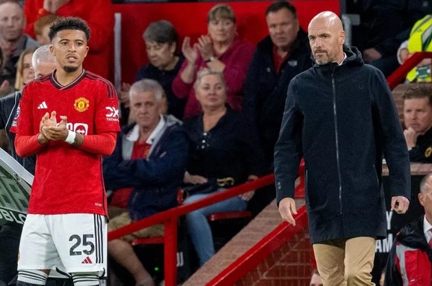 Man Utd 'insider' reveals why Jadon Sancho is 'refusing to apologise' to Erik ten Hag - Bóng Đá