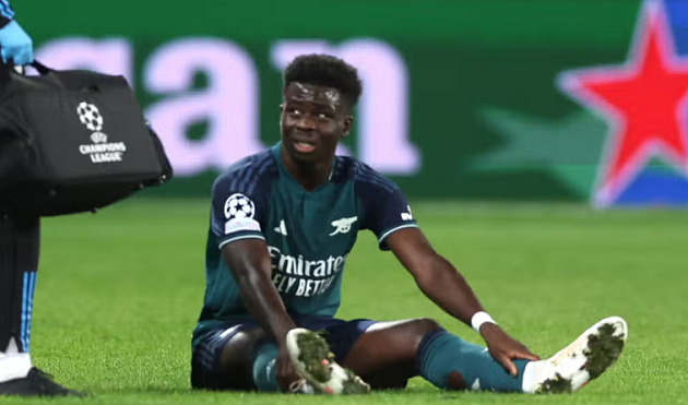 Bukayo Saka injury update: Arsenal forward 'in contention' to face Manchester City - Bóng Đá