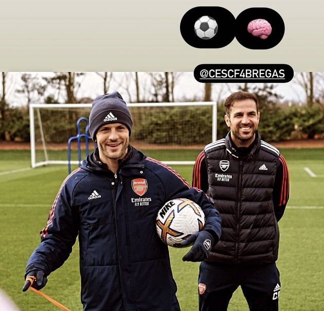 Fabregas mới đến thăm Arsenal.