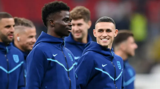 Phil Foden sends message to Bukayo Saka over fight for spot in England XI - Bóng Đá