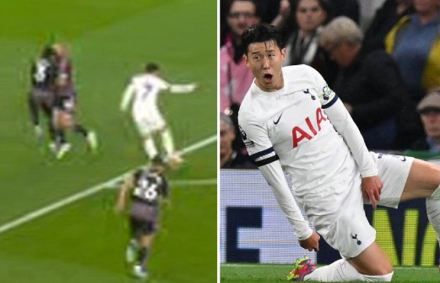 Tottenham star Son hailed as ‘absolute baller’ as he makes Fulham defenders run into each other before stunning goal - Bóng Đá