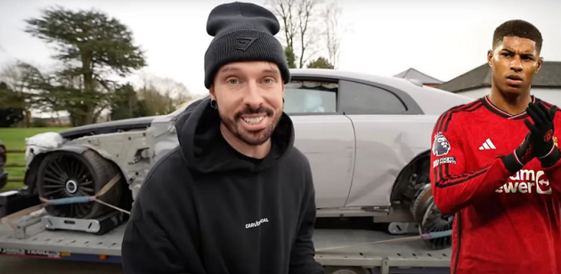 YouTuber thử thách sửa chữa xế hộp hỏng nặng của Rashford - Bóng Đá