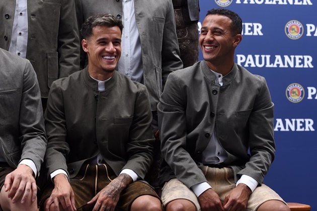 Philippe Coutinho reveals how Thiago helped him adjust to life at Bayern Munich - Bóng Đá
