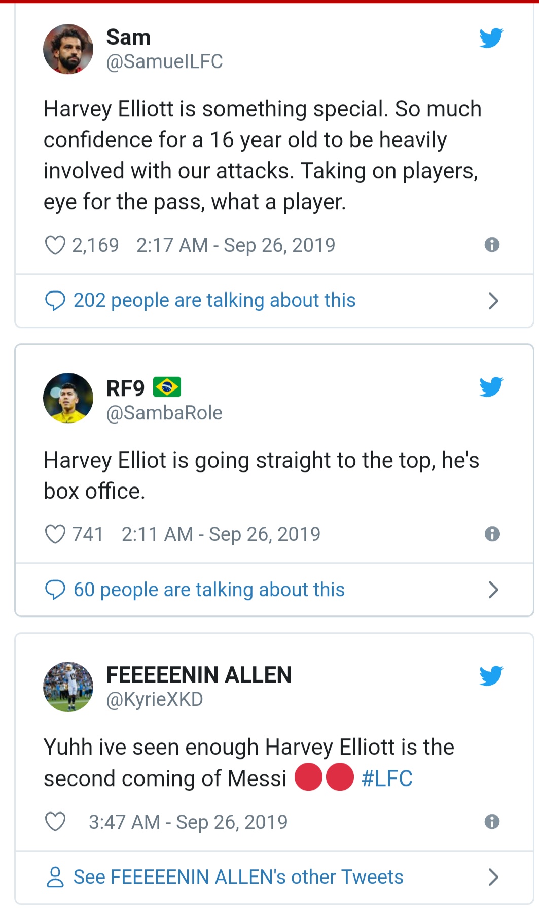 Liverpool fans react to Harvey Elliott - Bóng Đá