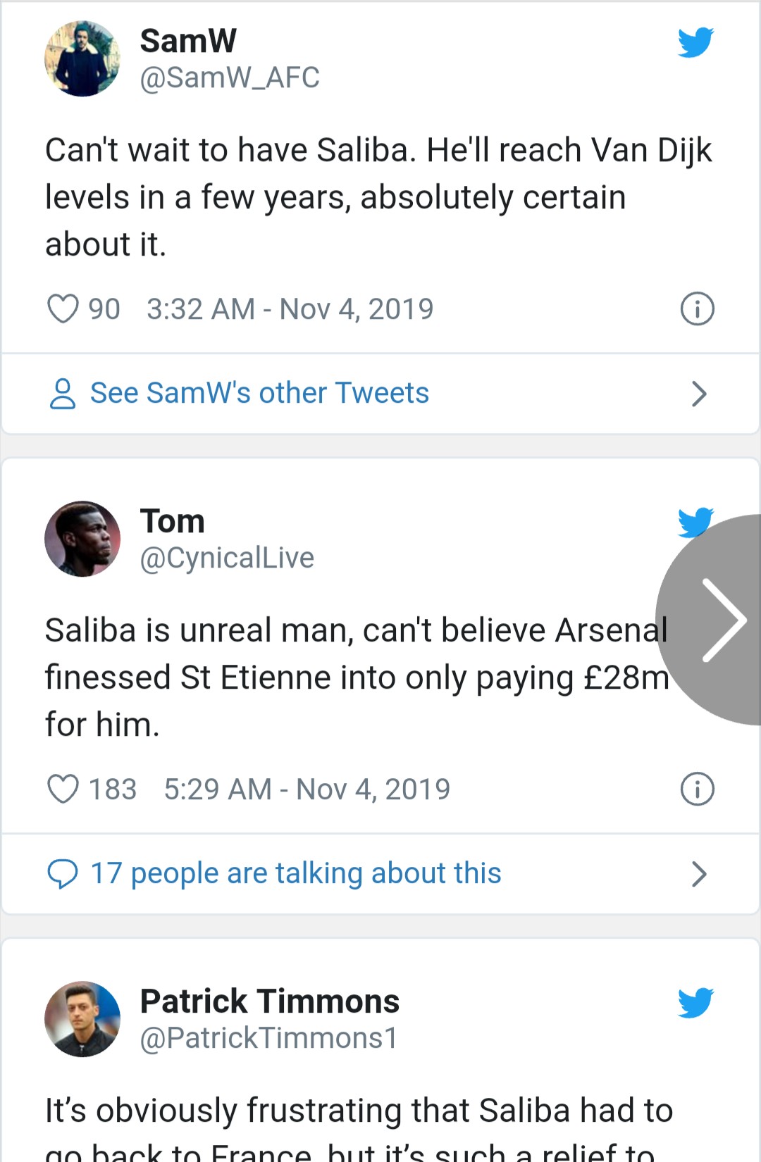 Arsenal fans rave about William Saliba - Bóng Đá