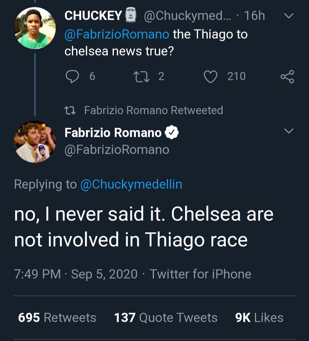 Chelsea is not involved in Thiago's race - Bóng Đá