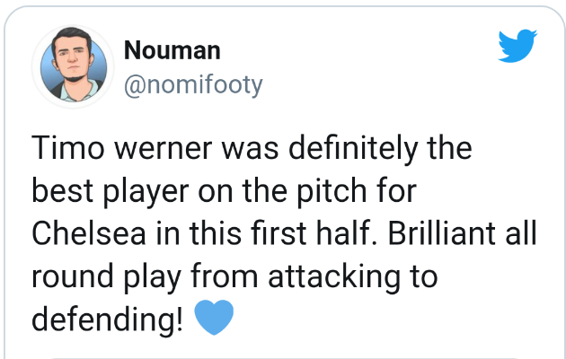Chelsea fans react to werner debut - Bóng Đá