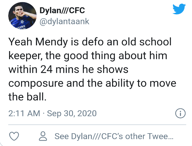 Chelsea fans react to Mendy's performance  - Bóng Đá