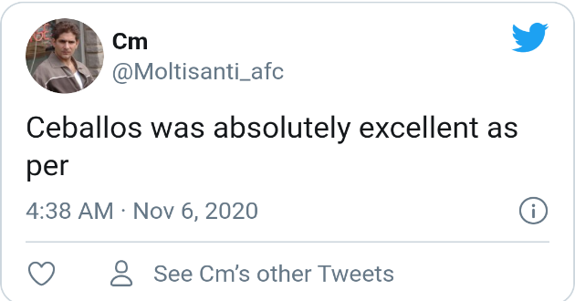 Arsenal fans react to Ceballos vs Molde - Bóng Đá