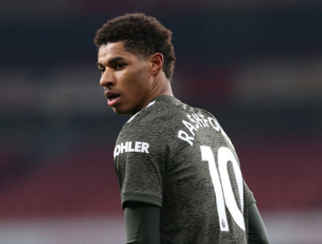 Rashford chỉ chơi tốt khi thi đấu bên cánh trái.