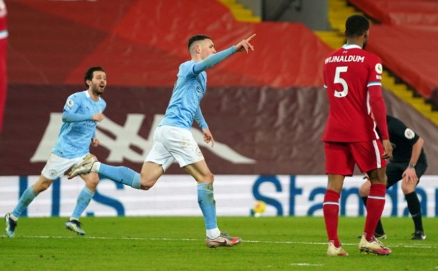 Phil Foden’s game by numbers vs. Liverpool: - Bóng Đá