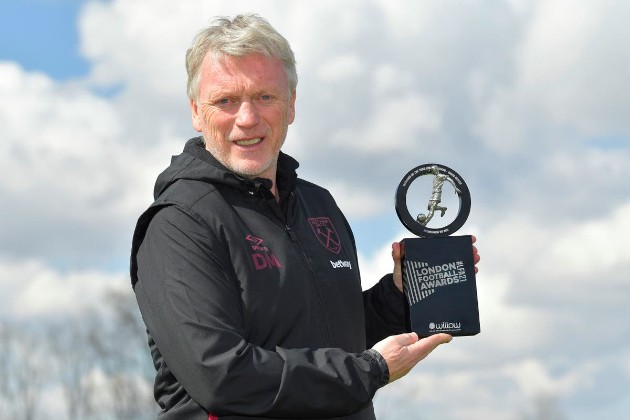 West Ham boss David Moyes named Manager of the Year at London Football Awards 2021 - Bóng Đá