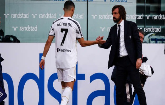 Ronaldo was happy to be substituted, insists Juve boss Pirlo - Bóng Đá