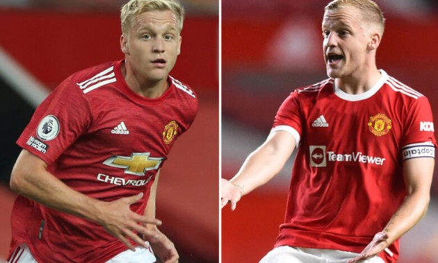 Sự khác biệt thấy rõ về mặt thể chất của De Beek.