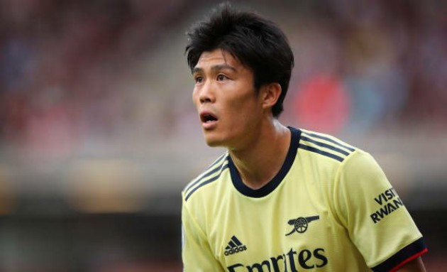 Takehiro Tomiyasu for Arsenal against Burnley: - Bóng Đá