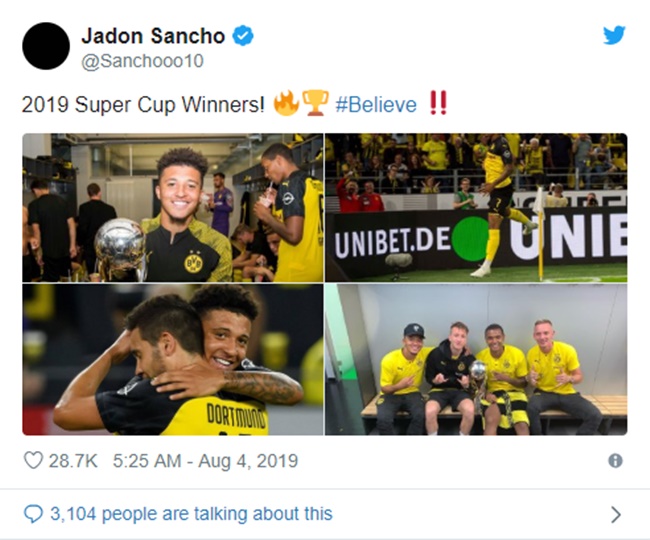 Sancho's Highlights Against Bayern Prove He's One Of The Biggest Talents - Bóng Đá