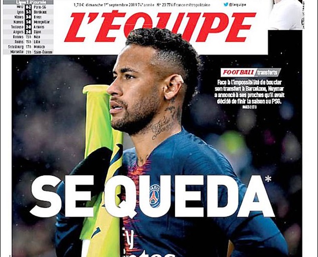 Neymar 'has told his family he is staying with PSG' - Bóng Đá