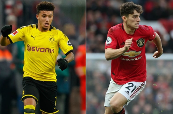 How Manchester United target Jadon Sancho compares to Daniel James James - Bóng Đá