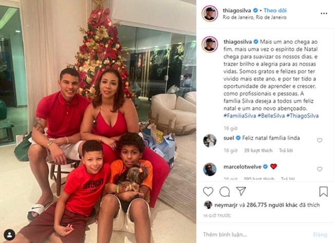 Dàn sao PSG hạnh phúc bên gia đình đón Giáng Sinh ấm áp - Bóng Đá
