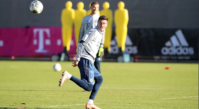Lewandowski, Gnabry tập luyện trở lại, sẵn sàng ra sân tại Bundesliga - Bóng Đá
