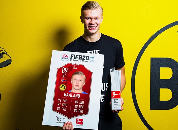 Haaland wins Player of the Month award after an hour on pitch - Bóng Đá