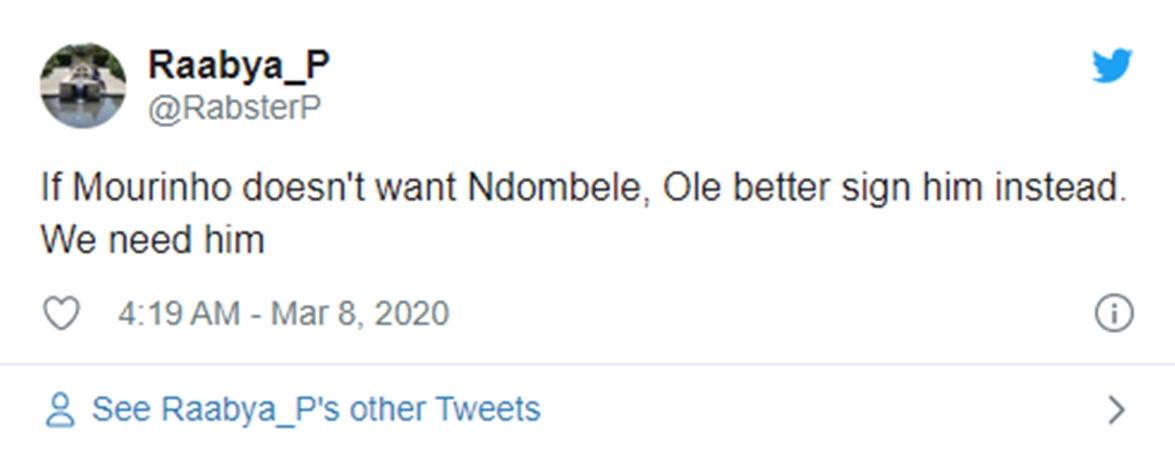 Manchester United fans want Tanguy Ndombele - Bóng Đá