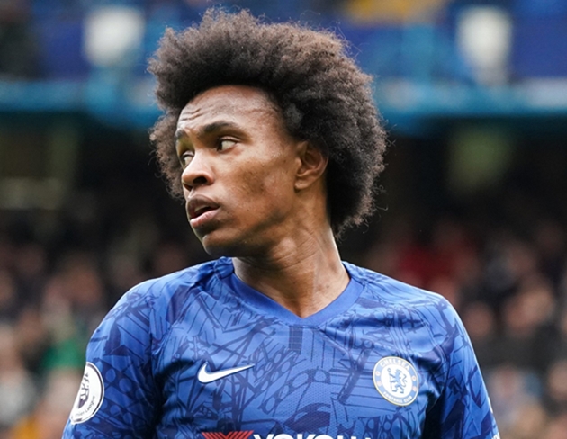 Bayern, Arsenal and Tottenham are among clubs considering Chelsea winger Willian as a free transfer in the summer - Bóng Đá