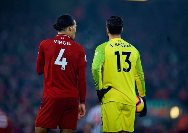 Liverpool fans react to report that Virgil Van Dijk and Alisson are close to new contracts - Bóng Đá