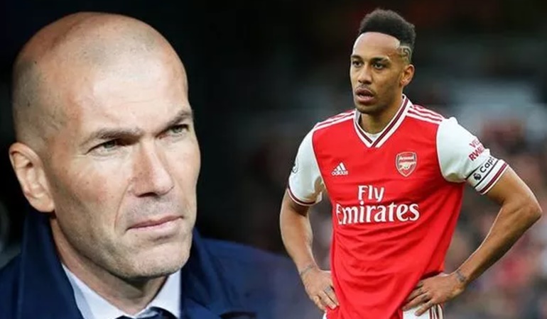 Real Madrid boss Zinedine Zidane informs Arsenal star Aubameyang of transfer plan - Bóng Đá