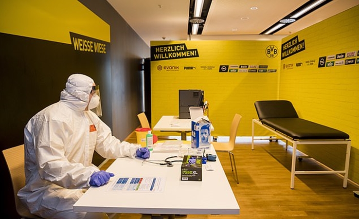 Borussia Dortmund set up treatment centre inside Signal Iduna Park as they help lead the fight against coronavirus - Bóng Đá