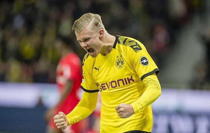 Haaland in awe of Borussia Dortmund's 'Yellow Wall' - Bóng Đá
