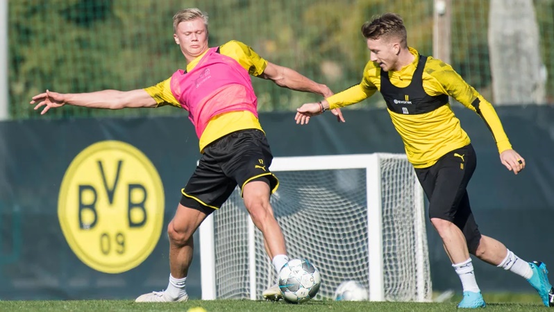 Erling Haaland and Marco Reus return to full Borussia Dortmund training - Bóng Đá