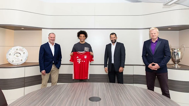 Leroy Sane’s presentation pics at Bayern Munich - Bóng Đá